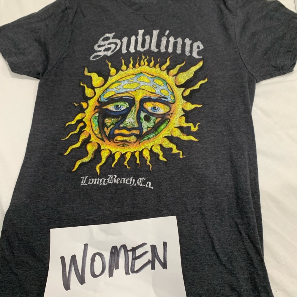 Sublime Women's Charcoal Graphic T-shirt m